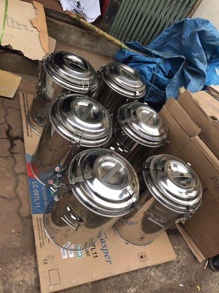 Bình inox 20l cách nhiệt có vòi