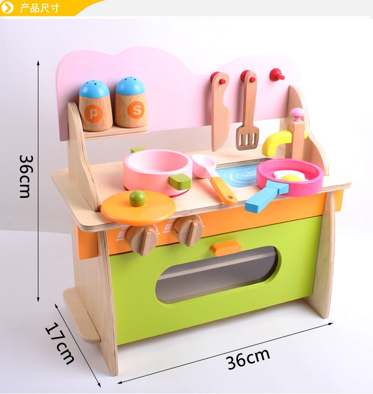 8 Bộ bếp gỗ 2 tầng to đại