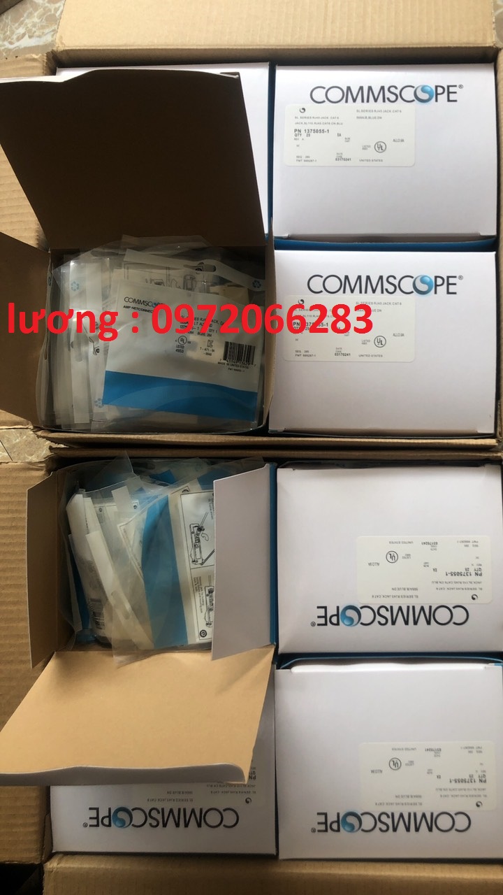 1 Nhân mạng Cat6 rj45 mã 1375055-1 modul jack CommScope 1 Nhân mạng Cat6 rj45 mã 1375055-1 modul jack CommScope