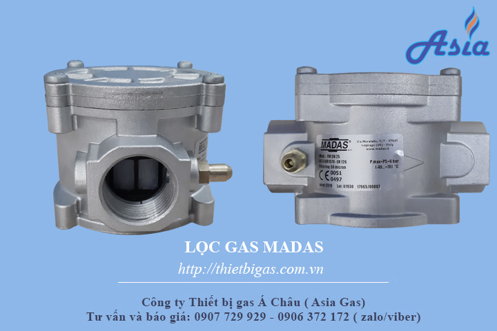 2 Lọc gas Madas Pmax 6 bar FM DN15 DN20 DN25 2 Lọc gas Madas Pmax 6 bar FM DN15 DN20 DN25