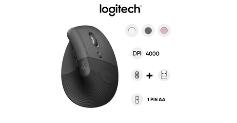 Chuột không dây bluetooth công thái học Logitech Lift Vertical 34078334 ...