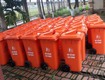 Thùng rác nhựa 120L nắp đẩy 