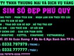 SIM SỐ ĐẸP PHÚ QUÝ  