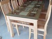 Bộ bàn ăn 6 ghế gỗ sồi 