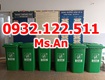 Bán thùng rác sinh hoạt 240l xanh lá giá rẻ 