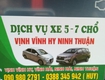 Dịch vụ xe du lịch Vịnh Vĩnh Hy 