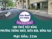 Cho thuê mặt bằng 180m2 phường thống nhất, biên hòa 