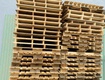 Pallet gỗ thông qua qua sử dụng kích thước 1300 1100 150mm mới 90 tại Đà Nẵng 