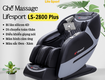 Ghế Massage LifeSport LS 2800 Plus   Chính Hãng   Giá Tại Kho 