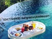 Khay nổi để đồ ăn ở bể bơi   Thêm phong cách và tiện nghi cho trải...