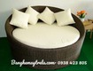 Giường tắm nắng nhựa giả mây 