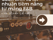 Kinh doanh Cà phê cách tính và lợi nhuận tiềm năng từ mảng F B này mang lại...