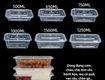 Hộp nhựa đựng thực phẩm chữ nhật 1000ml giá sỉ 