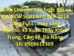 Chính chủ cần bán hoặc đổi xe kia new sorento đời 2014 bảng full ,...