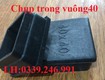 Chân tăng giảm kích thước hộp vuông 40mm, bịt đầu sắt hộp 
