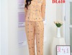 Bộ đồ pijama lụa thu đông đẹp 