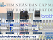 Máy in nhãn Brother PT E110 cầm tay giá rẻ 