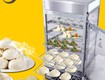 Tủ hấp trưng bày bánh bao 5 tầng 2 lớp kính 