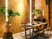 Miếng dán tường dạng gạch mosaic chất liệu gỗ tự nhiên 