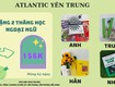 Khóa học Anh   Trung   Nhật   Hàn  156k tại Atlantic Yên Trung...