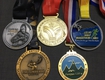 Bộ 05 Medal Giải chạy, leo núi, chất liệu hợp kim 