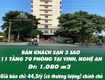 Chính chủ bán khách sạn 3 sao 11 tầng 70 phòng tại vinh, nghệ an 