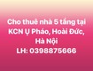 Chính chủ cần cho thuê gấp nhà 5 tầng tại khu công nghiệp ụ pháo,...