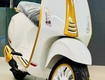 Vespa Sprint trắng viền gold xinh xắn ở Tây Ninh 