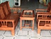 Cần bán gấp bộ bàn ghế gỗ tự nhiên phòng khách đẹp Giá 2,5 triệu 