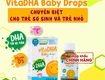 Ba mẹ cho trẻ sơ sinh uống DHA đúng cách  VitaDHA Baby Drops 