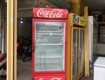 Tủ mát inox 2 cửa hiệu coca cola dung tích 700 lít màu đỏ 