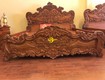 Giường ngủ cổ điển châu âu gỗ 1,6m x 2m  gn201 