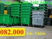 Sỉ lẻ thùng rác nhựa giá rẻ  thùng rác 120l 240l 660l màu xanh...