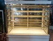 Tủ bánh kem kính vuông 5 tầng hiệu wusheng dài 1m8 mới 95 