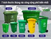 7 kích thước thùng rác công cộng phổ biến nhất   Nhựa Sài Gòn 