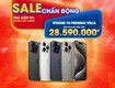 Sale chấn động iphone 15 promax VN/A 