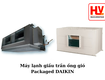 Máy lạnh giấu trần ống gió DAIKIN Packaged không Inverter có các công suất nào 