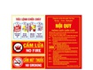 Nội Quy Tiêu Lệnh, Cấm Lửa, Cấm Thuốc 