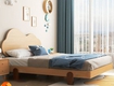 Giường ngủ trẻ em gỗ tự nhiên thiết kế bo tròn tinh tế 