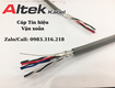Cáp tín hiệu vặn xoắn chống nhiễu altek kabel tại hà nội 