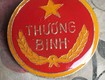 Huy hiệu thương binh, chất liệu nhôm phủ thuỷ tinh hữu cơ, tình trạng đẹp...