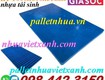 Pallet nhựa lót sàn không chân 1000x600x35mm   mặt kín   nhựa tái...
