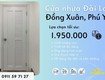 Giá cửa nhựa Đài Loan tại Đồng Xuân, Phú Yên 