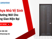 Cửa nhựa nhà vệ Sinh   Xu hướng mới cho không gian hiện đại 