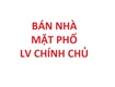 Bán nhà mặt phố phương canh 80m2 