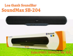 Loa thanh soundmax sb 204/2.0 bluetooth 5.0 âm thanh cực hay 