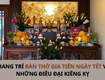 Trang trí bàn thờ gia tiên ngày tết đơn giản   bí quyết tạo...