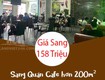 Sang quán cafe hơn 200m  tại phường tân thới hiệp, quận 12   giá 158 triệu...