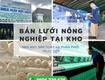 Lưới che nắng được làm từ nhựa HDPE nguyên sinh 