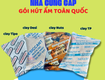 Bảo quản thực phẩm với gói hút ẩm Clay OPP Thịnh Phong 